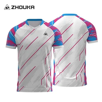 Niestandardowa koszulka do badmintona sublimacyjna