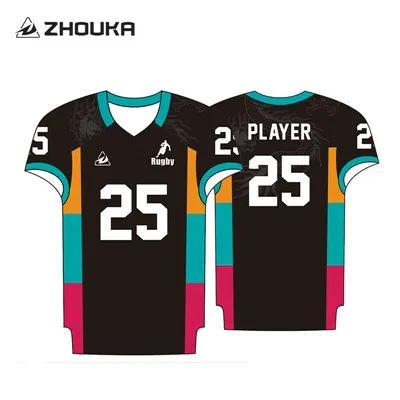 Bezpłatny projekt spersonalizowanej koszulki do futbolu amerykańskiego